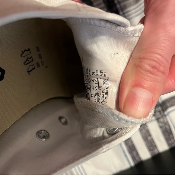 Converse Chuck Taylor All-Star Low Top White Size 10 - Picture 7 of 10